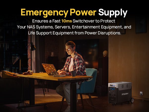 AFERIY P310 Tragbare Powerstation mit Erweiterbarer Kapazität | 3600W 3840Wh