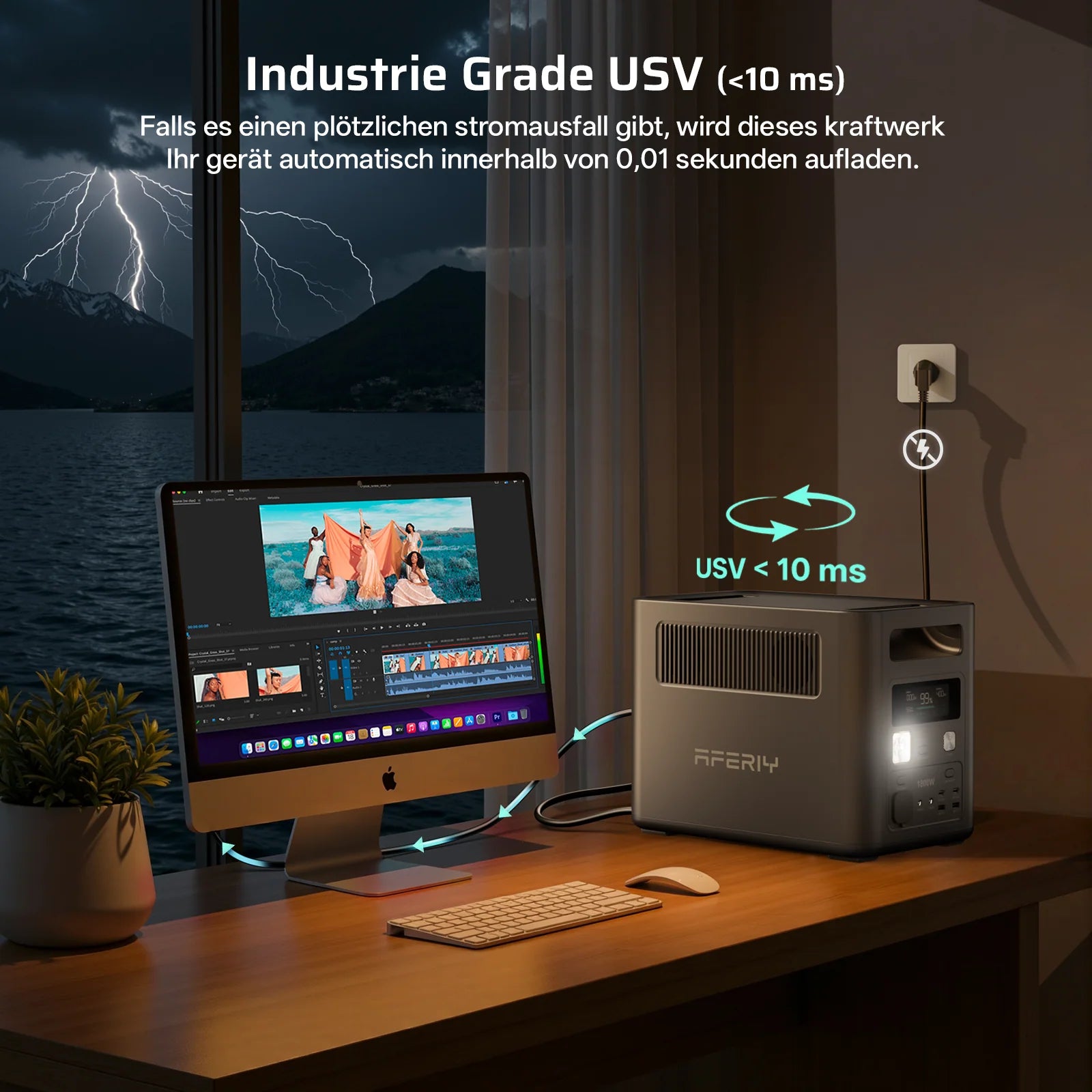 AFERIY P180 Tragbare Powerstation Nomad1800 | 1800W 1024Wh