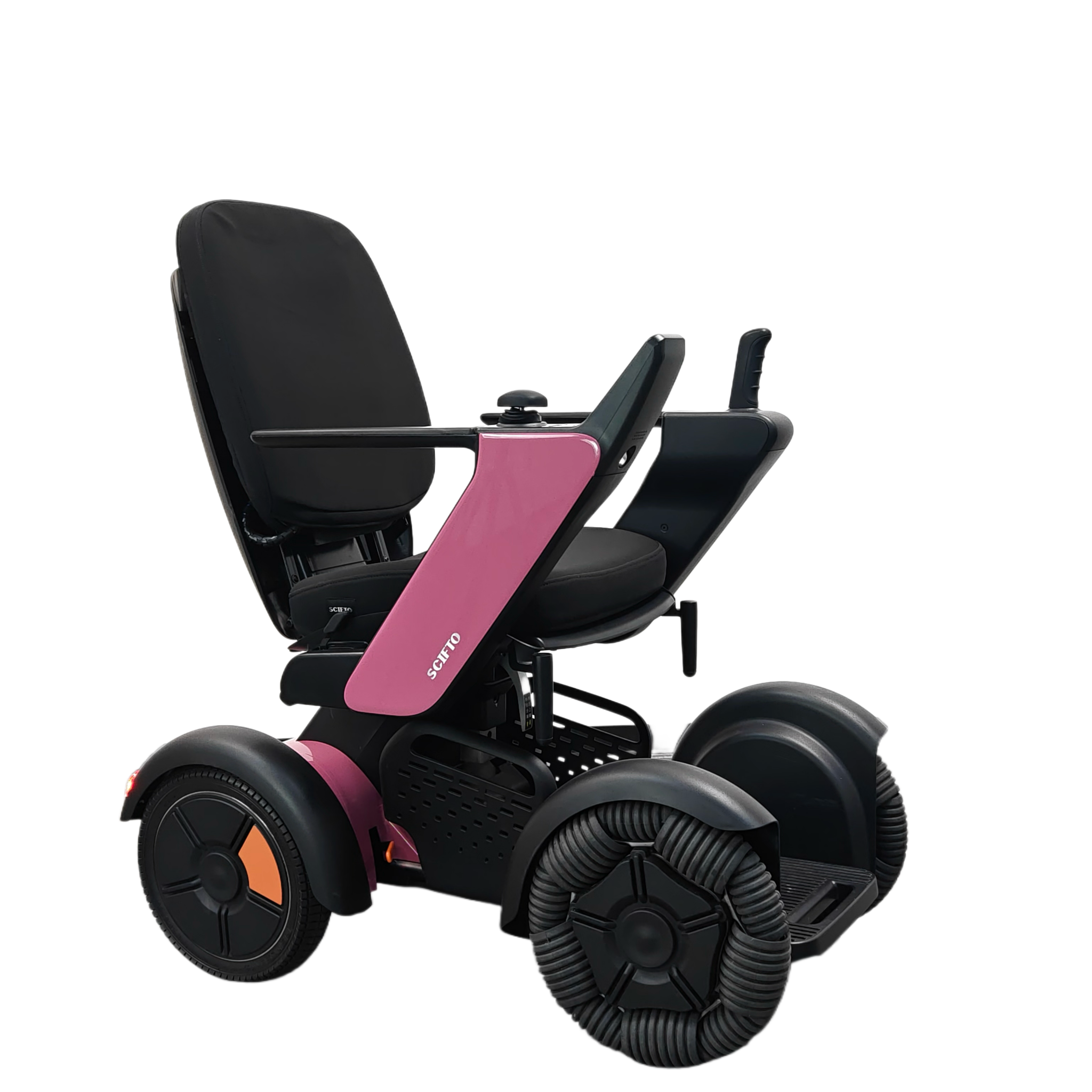 SCIFTO S300 Elektro-Rollstuhl lila mit Federung