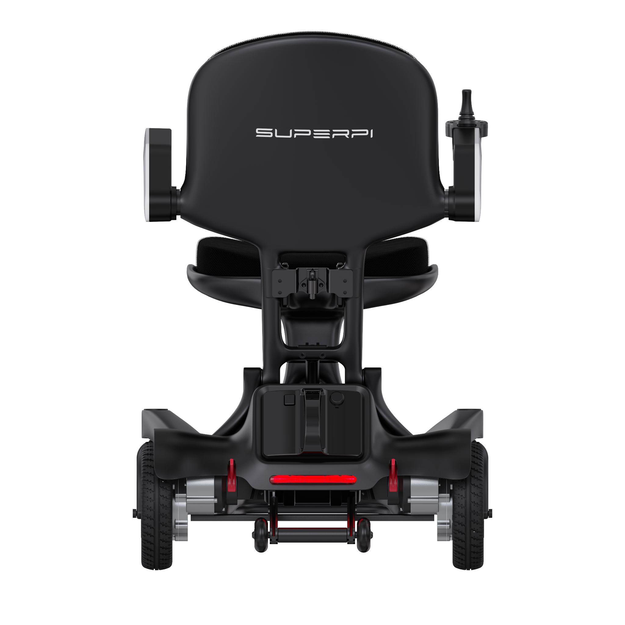 Superpi P2 Carbon Rückansicht ultraleichter Elektro Rollstuhl