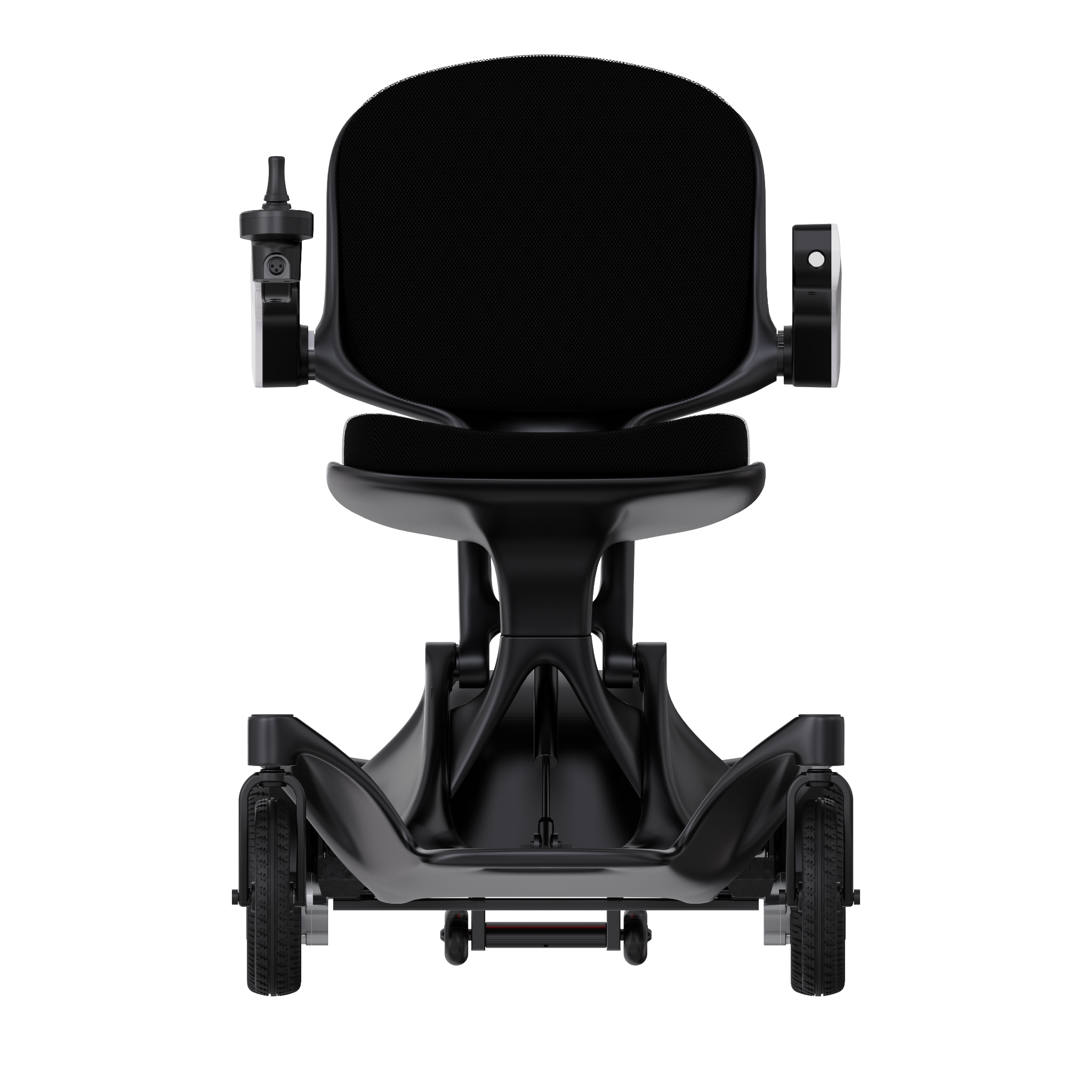 Frontansicht Superpi P2 Carbon faltbarer Elektrorollstuhl