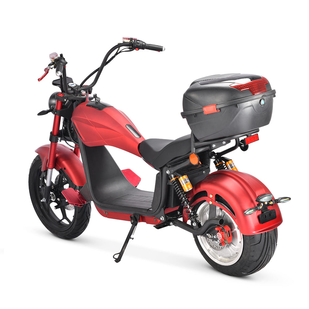 Elektro-Chopper CP-6 – 2000W | 2×60V20Ah Lithium | 45 km/h | 2-Personen-Zulassung | COC (mit Heckbox)