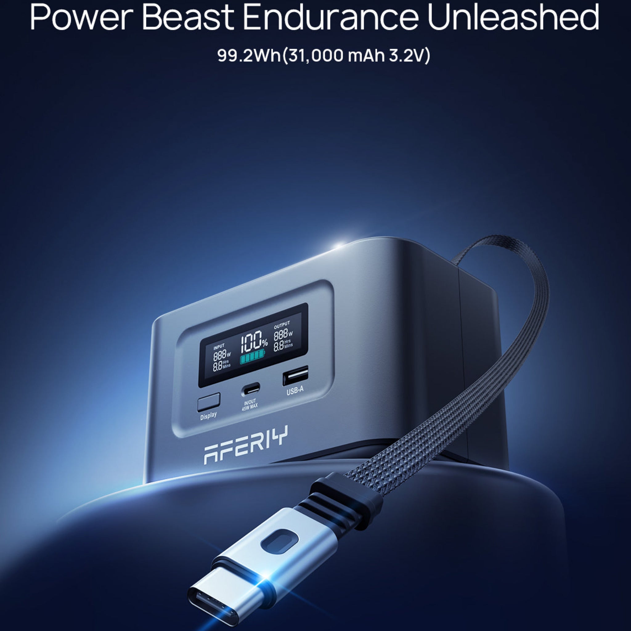 AFERIY Nano100 100W Powerbank (99Wh LiFePO4)