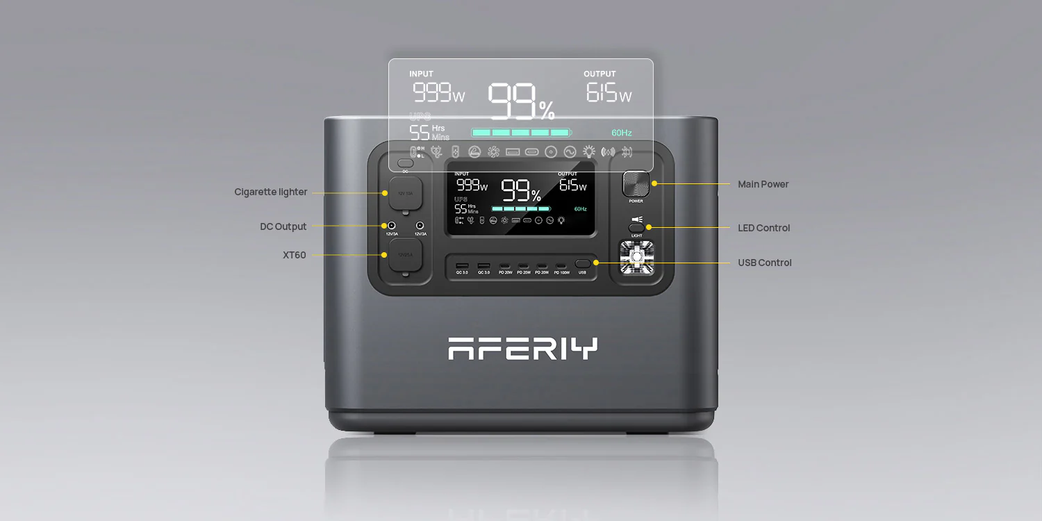 AFEREY P210 Portable Power Station | 2400W 2048Wh