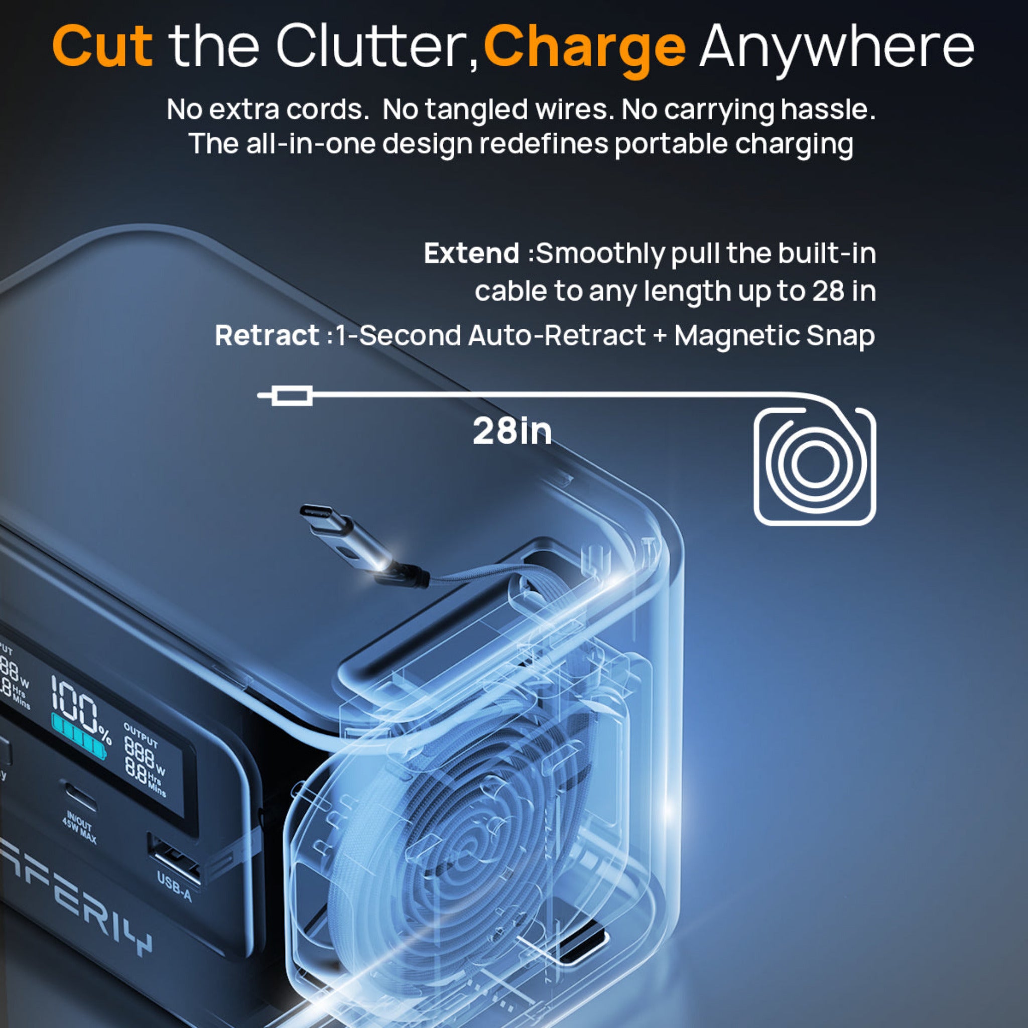 AFERIY Nano100 100W Powerbank (99Wh LiFePO4)