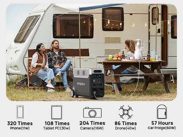 AFERIY P310 Tragbare Powerstation mit Erweiterbarer Kapazität | 3600W 3840Wh