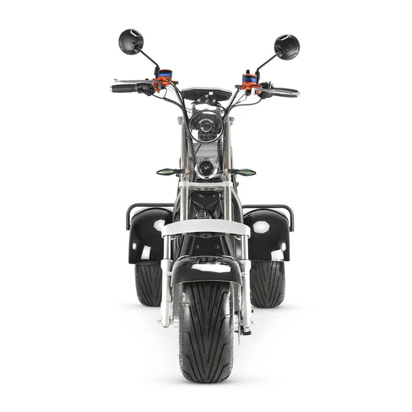 Citycoco Trike Scooter CP-7 – Kraftvolles Elektro-Dreirad mit Dual-Motor (mit Heckbox)