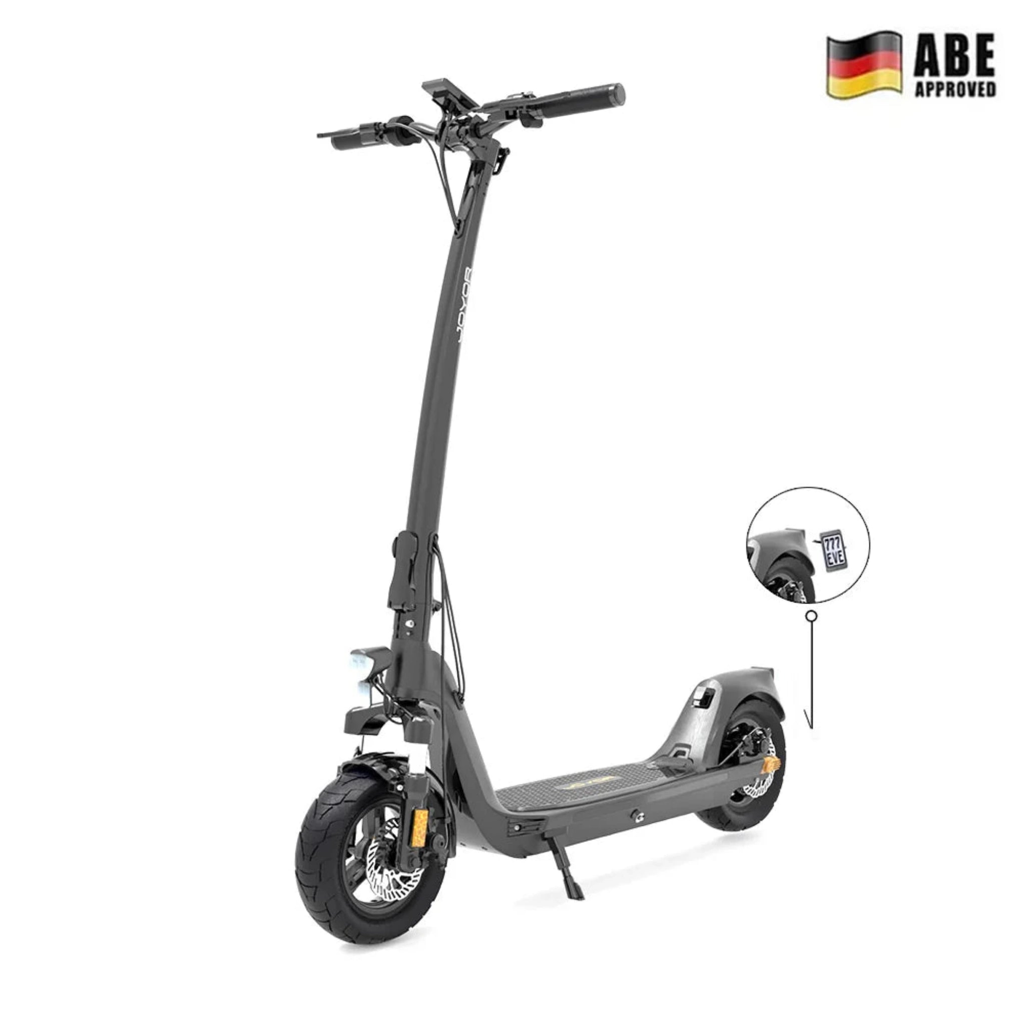 E-Scooter C10E mit ABE – Herausnehmbarer Akku & 30–40 km Reichweite