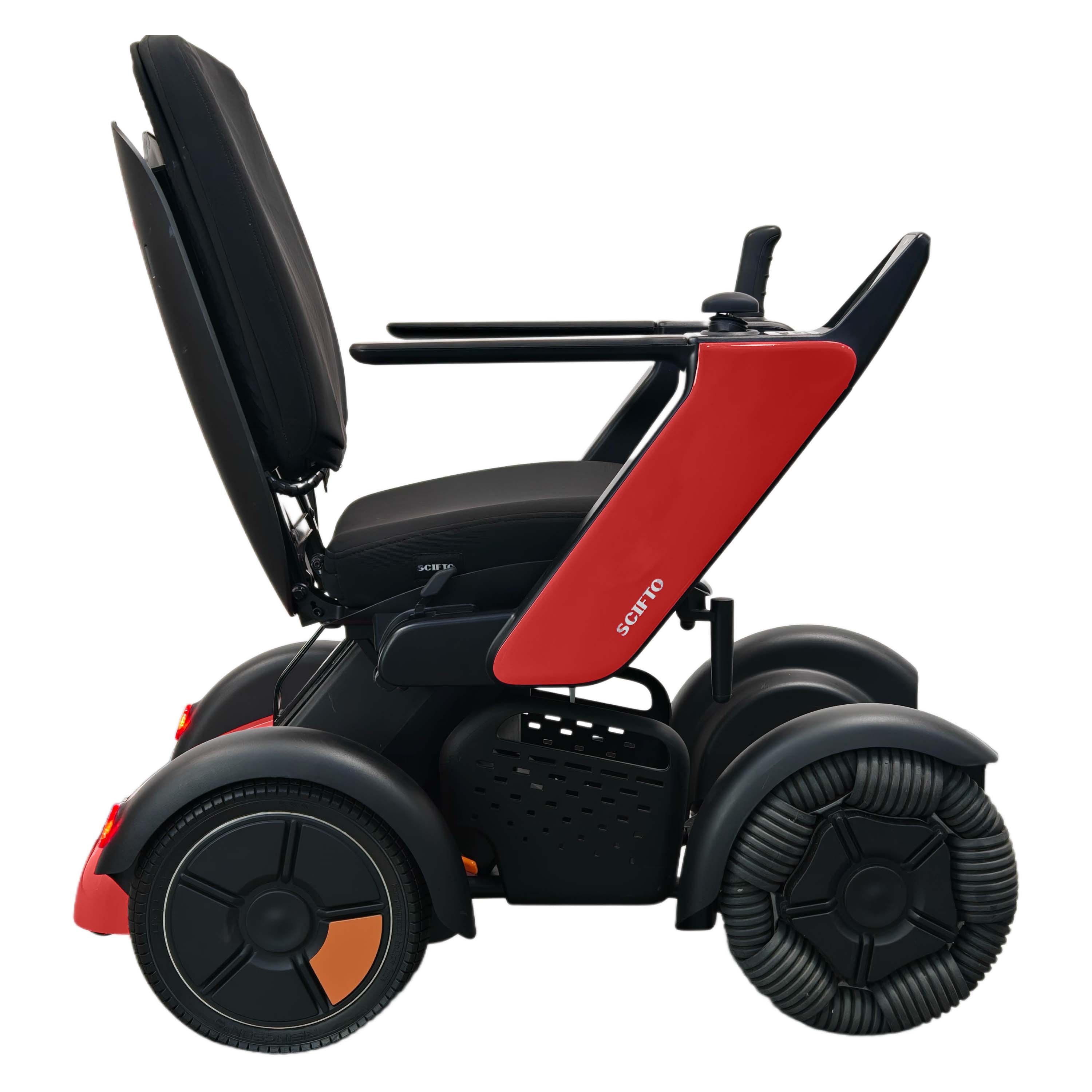 SCIFTO S300 Elektro-Rollstuhl rot modern