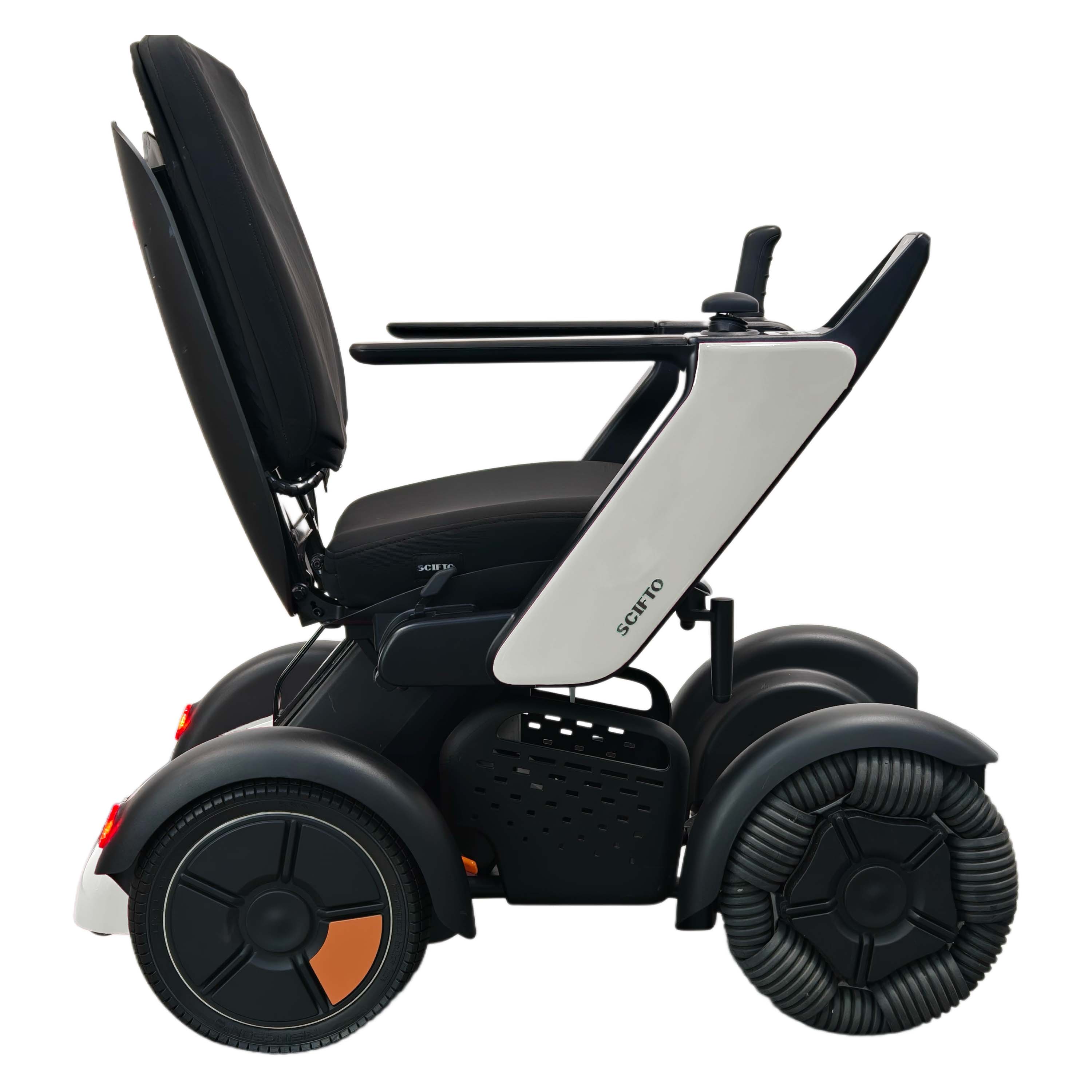 SCIFTO S300 Elektro-Rollstuhl weiss 57 cm Sitzbreite