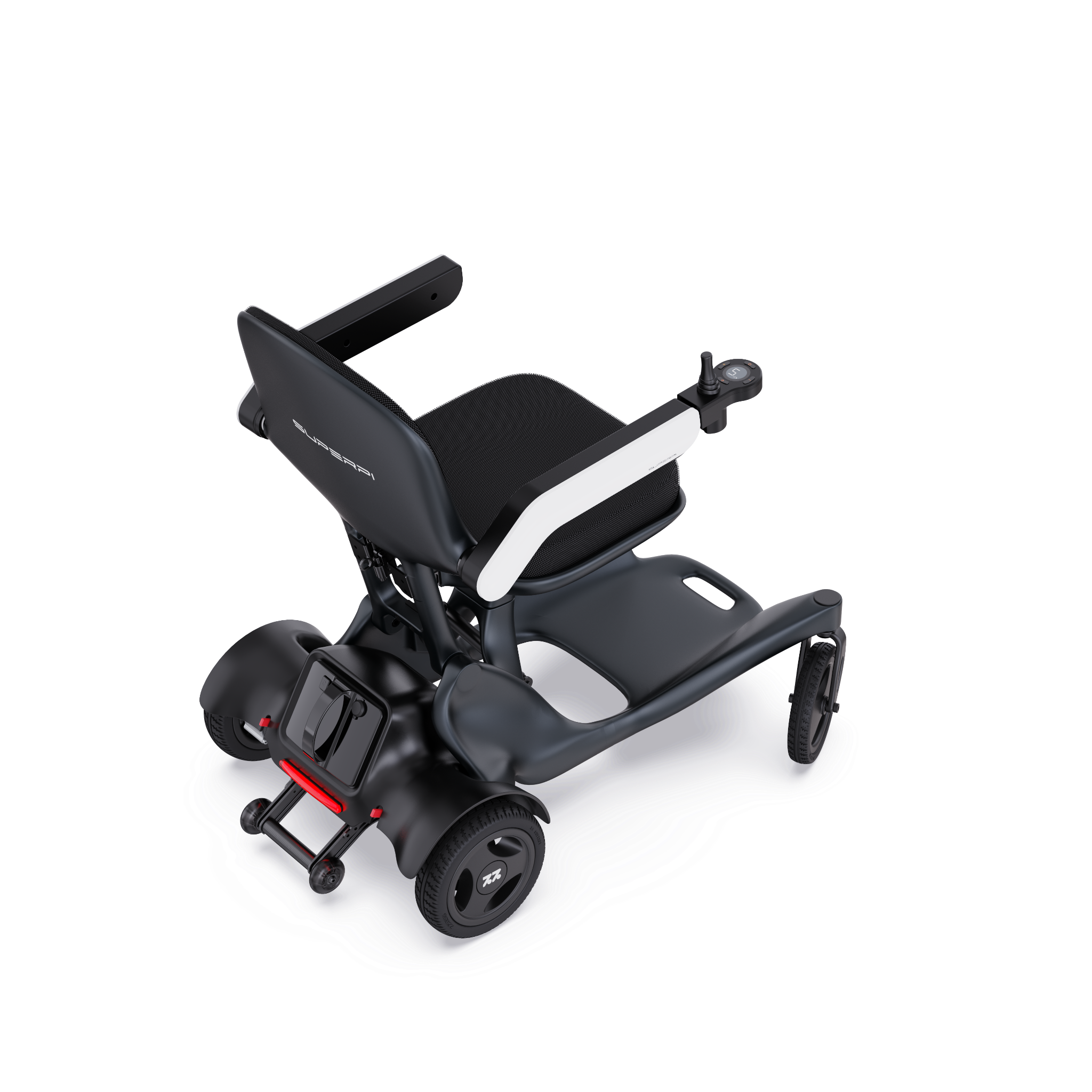 Elektrorollstuhl mit 95 mm Bodenfreiheit